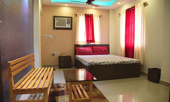 Luxury Room Interior Panthashala Shantiniketan Image 3